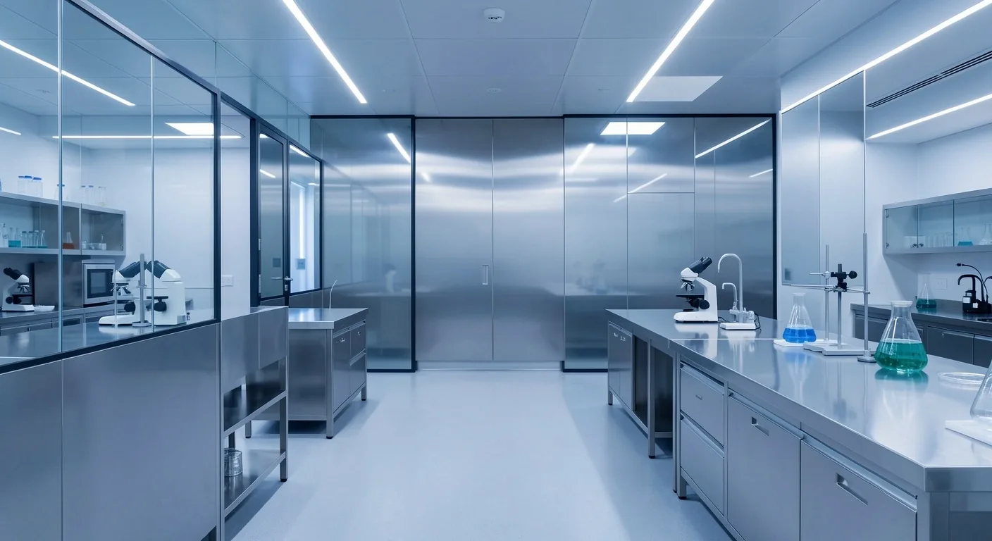 Clinical laboratory environment representing quality standards